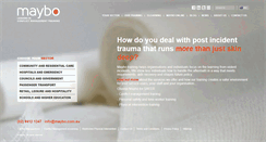 Desktop Screenshot of maybo.com.au