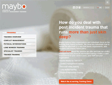 Tablet Screenshot of maybo.co.uk